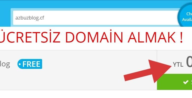 Ücretsiz Domain Alma - Bedava Domain 1